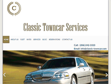 Tablet Screenshot of classic-towncar.com